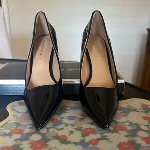 Madden Girl Black Patent Pointed Toe Heels